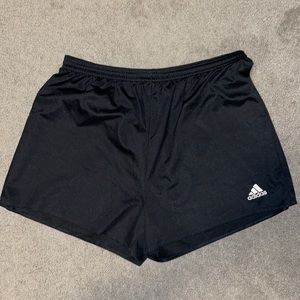 Black Adidas gym shorts, size XL